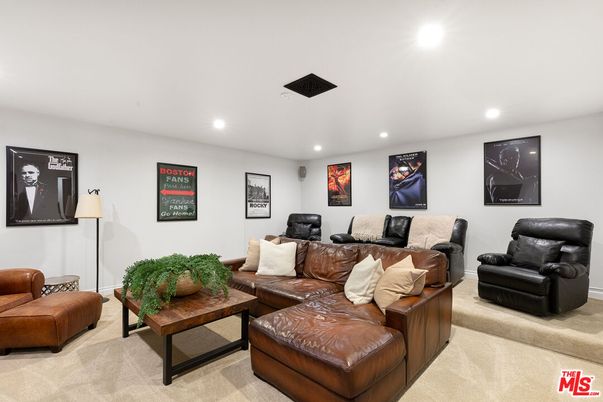 Interior, Living room, Recessed Lighting