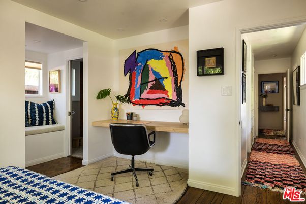 Home Office, Interior, Wood Texture Flooring