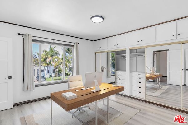 Home Office, Interior, Wood Texture Flooring