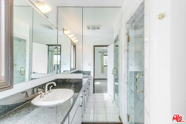 Bathroom, Glass Shower, Interior, Marble Walls
