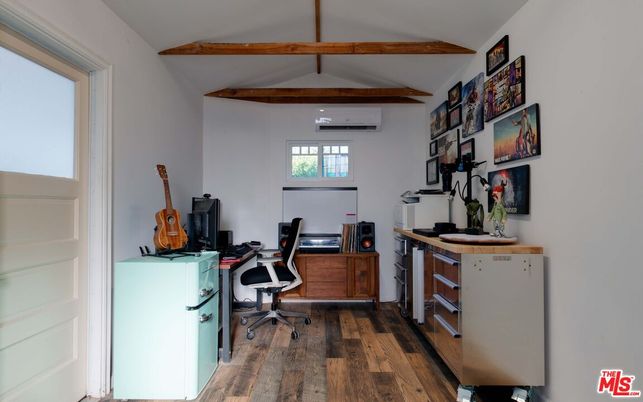 Home Office, Interior, Wooden Beams, Wood Texture Flooring