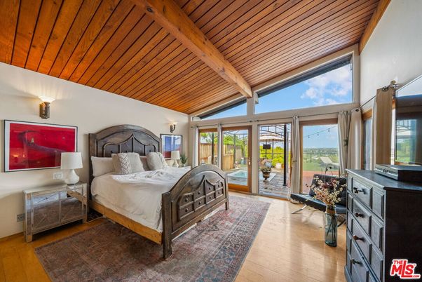 Bedroom, Interior, Wooden Beams, Wooden Ceilings, Wood Texture Flooring