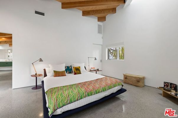 Bedroom, Interior, Wooden Beams