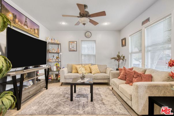 Interior, Living room, Recessed Lighting