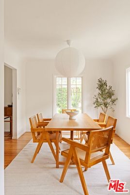 Dining room, Interior, Wood Texture Flooring