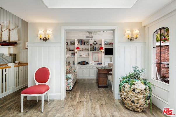 Home Office, Interior, Wood Texture Flooring