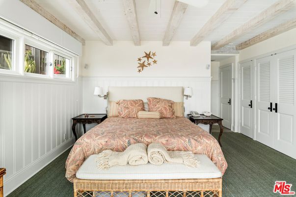 Bedroom, Interior, Wooden Beams