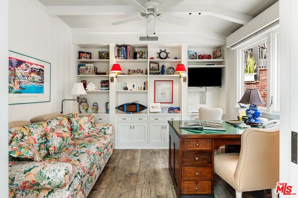 Home Office, Interior, Wood Texture Flooring