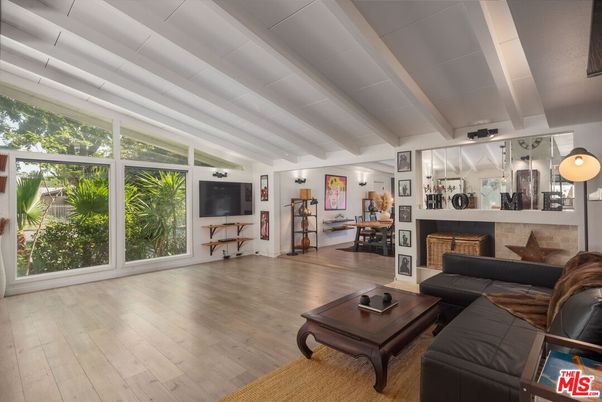 Dining room, Fireplace, Interior, Living room, Wood Texture Flooring