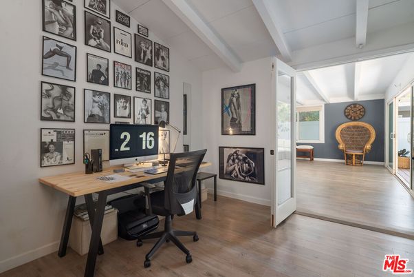 Home Office, Interior, Wood Texture Flooring
