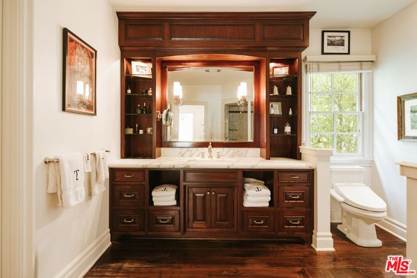 Bathroom, Interior, Wood Texture Flooring
