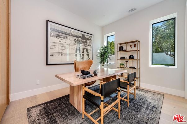 Home Office, Interior, Wood Texture Flooring