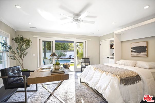 Bedroom, Home Office, Interior, Recessed Lighting, Water