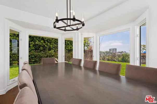 Chandelier, Dining room, Interior, Pendant Lights, Wood Texture Flooring