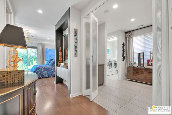 Interior, Recessed Lighting, Utility Closets, Washer, Wood Texture Flooring