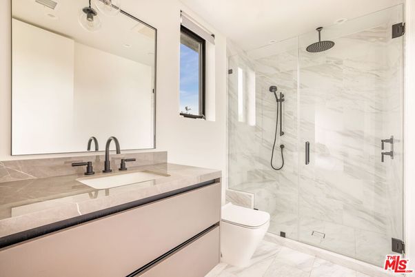 Bathroom, Glass Shower, Interior, Marble, Marble Walls