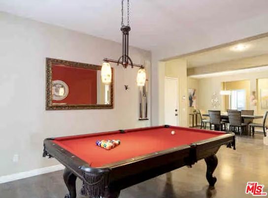 Billiard Table, Dining room, Game Room, Interior, Pendant Lights, Recessed Lighting