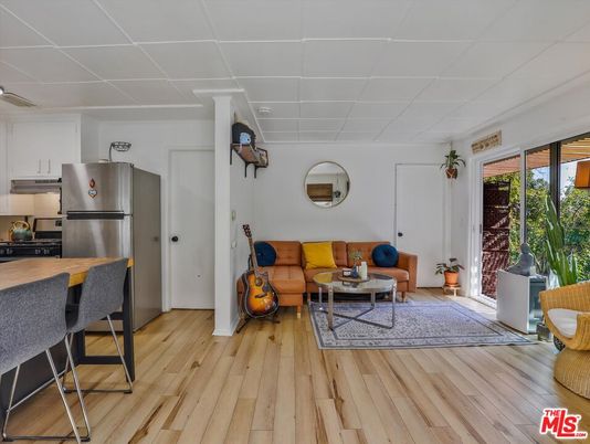 Interior, Kitchen, Living room, Wood Texture Flooring