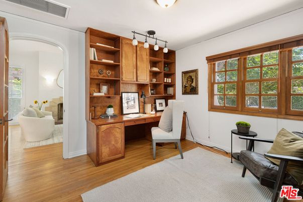 Home Office, Interior, Wood Texture Flooring