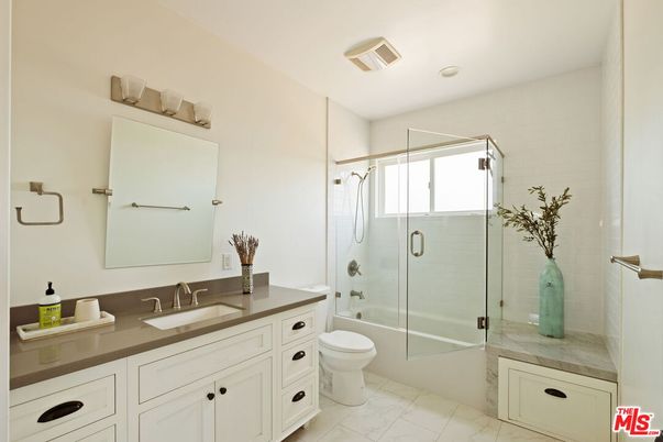 Bathroom, Glass Shower, Interior, Marble, Recessed Lighting