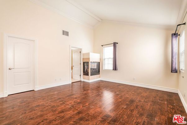 Empty room, Fireplace, Interior, Wood Texture Flooring