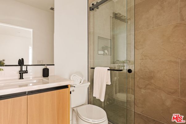 Bathroom, Glass Shower, Interior