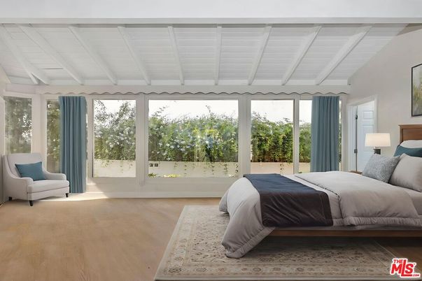 Bedroom, Interior, Wood Texture Flooring