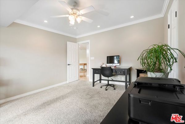 Home Office, Interior, Recessed Lighting