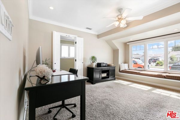 Home Office, Interior, Recessed Lighting