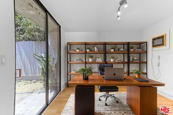 Home Office, Interior, Wood Texture Flooring