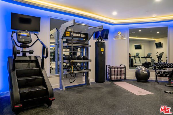 Fitness Equipment, Interior, Recessed Lighting