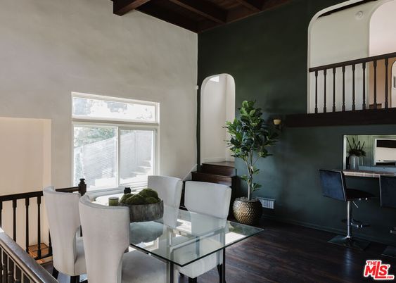 Home Office, Interior, Wooden Beams, Wood Texture Flooring