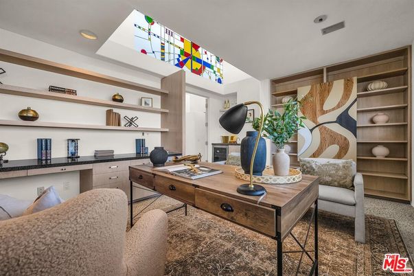 Home Office, Interior, Recessed Lighting