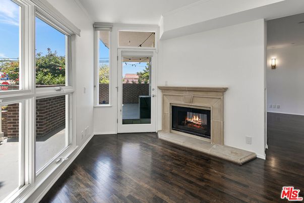 Fireplace, Interior, Wood Texture Flooring