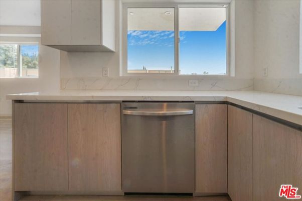 Interior, Kitchen, Marble Walls, Stainless Steel Appliances