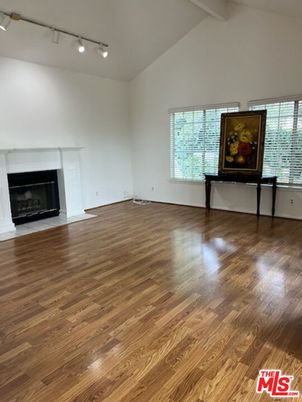 Empty room, Fireplace, Interior, Wood Texture Flooring