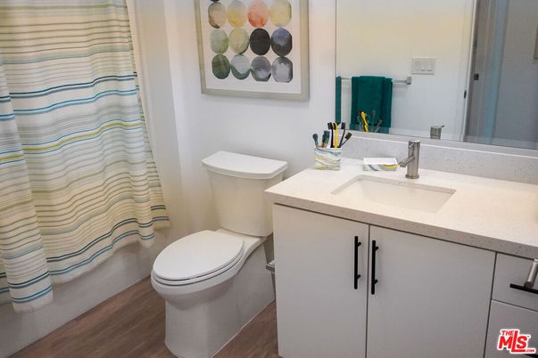 Bathroom, Interior, Wood Texture Flooring