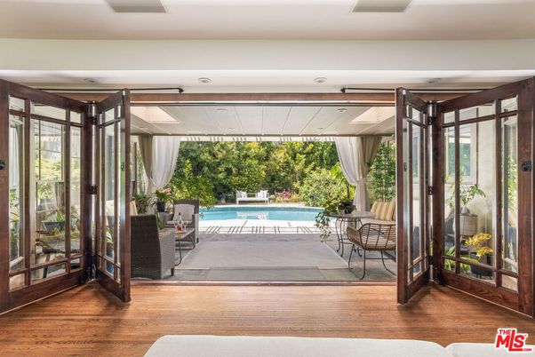 Interior, Pool, Wood Texture Flooring