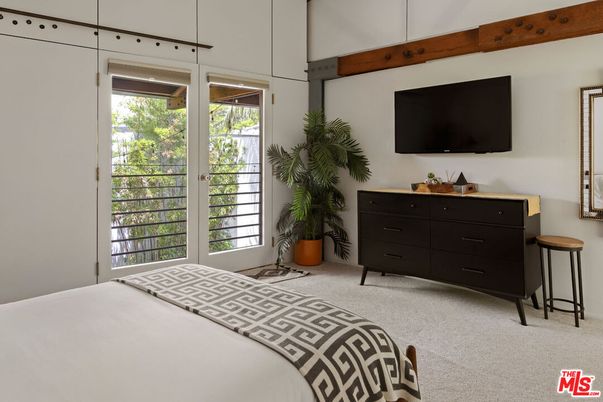 Bedroom, Interior, Wooden Beams