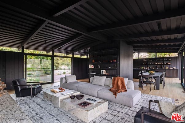 Dining room, Interior, Living room, Pendant Lights, Wooden Ceilings, Wood Texture Flooring