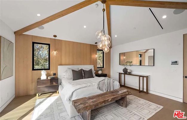 Bedroom, Interior, Pendant Lights, Recessed Lighting