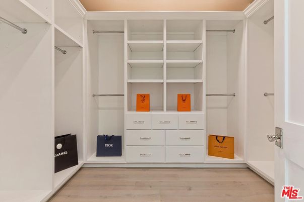 Interior, Walk-in Closets, Wood Texture Flooring