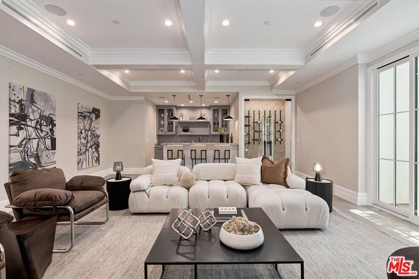 Interior, Kitchen, Living room, Recessed Lighting