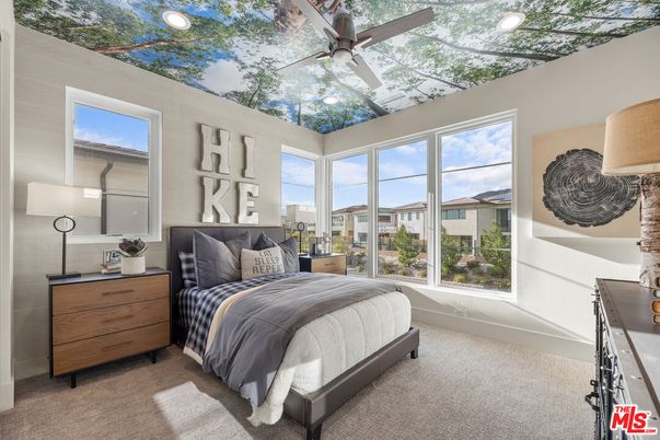 Bedroom, Interior, Recessed Lighting