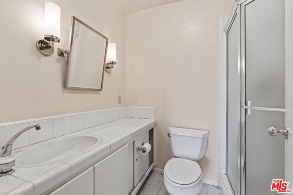 Bathroom, Glass Shower, Interior, Tile Countertops