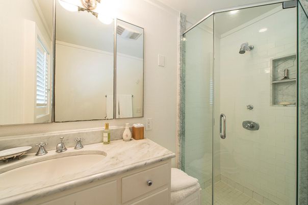 Bathroom, Glass Shower, Interior