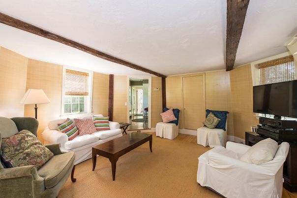 Interior, Living room, Wooden Beams
