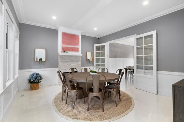 Dining room, Interior, Recessed Lighting