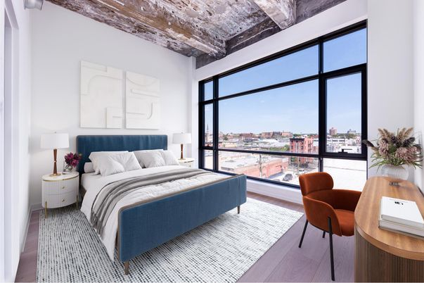 Bedroom, Interior, Water, Wooden Ceilings, Wood Texture Flooring