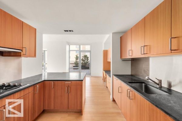 Interior, Kitchen, Wood Texture Flooring